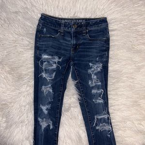 ❄️American Eagle Dark-Wash 360 Super Stretch Jeans
